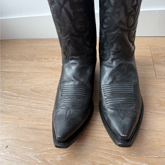 Black Cowboy Boots - Picture 2 of 5